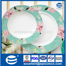 chinese manufacturer wholesale ceramic snack plates